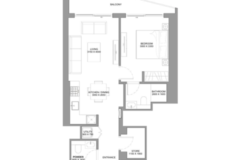 Apartmen di Discovery Gardens, Dubai, UAE 1 bilik tidur, 53 meter persegi № 690228 - foto 4