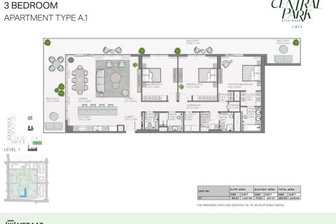 Lakás itt: City Walk, Dubai, EAE, 1 hálószoba, 72 m², azonosító: 704598 - fénykép 8