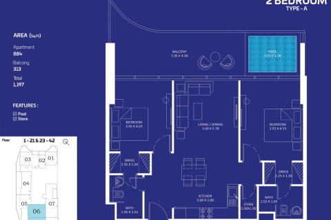 Appartement à vendre à  Maritime City, Dubai, EAU 1 pièce, 40 m2 № 704603 - photo 9