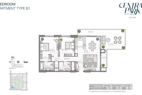 Apartment til salg i City Walk, Dubai, UAE 2 soveværelser, 111 kvm № 704599 - foto 8