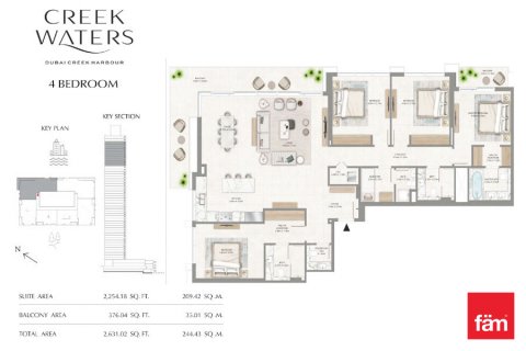 Apartment in Dubai, UAE 4 bedrooms, 244.4 sq.m. № 621569 - photo 13