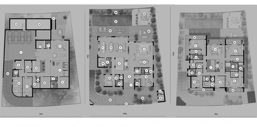 Villa in Nawayef in Al Hudayriat Island, Abu Dhabi, UAE 6 bedrooms, 1279.63 sq.m. № 579804