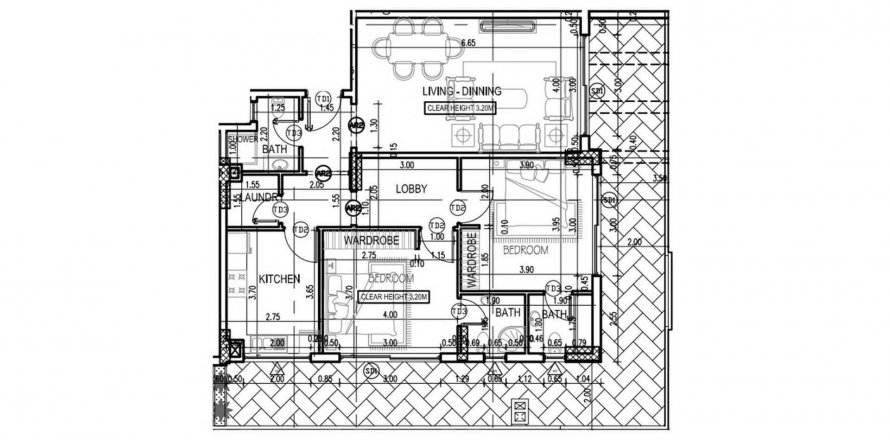 Apartment in Dugasta Warsan in International City, Dubai, UAE 2 bedrooms, 162.2 sq.m. № 564932