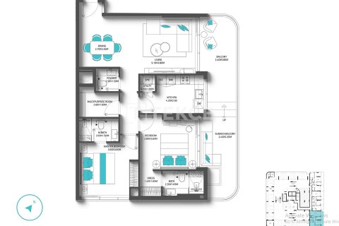 Apartamento en venta en Dubai, EAU 1 dormitorio, 77 m2 № 691866 - foto 30