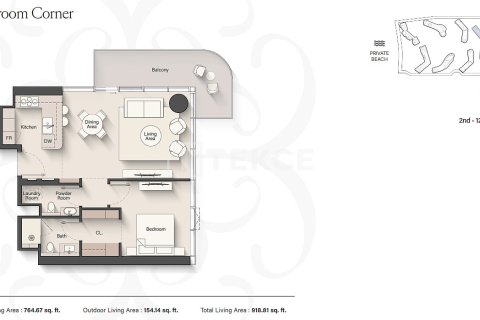 Apartamento en venta en Dubai, EAU 2 dormitorios, 119 m2 № 691863 - foto 20