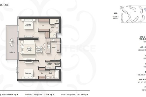 Apartamento en venta en Dubai, EAU 4 dormitorios, 273 m2 № 691865 - foto 21