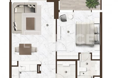 Apartmen di Business Bay, Dubai, UAE 2 bilik tidur, 108 meter persegi № 569432 - foto 18