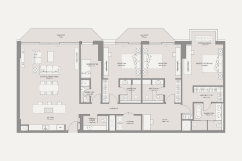 דירה למכירה ב Abu Dhabi, איחוד האמירויות  1 חדר שינה, מספר 689782 - תמונה 11