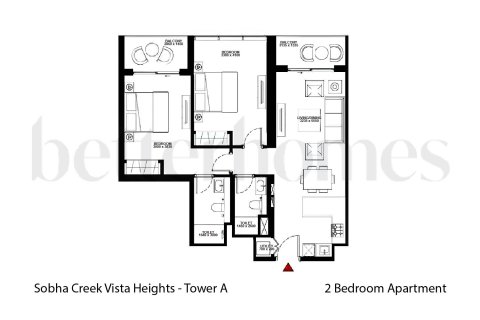 Leilighet til salgs i Mohammed Bin Rashid City, Dubai, Emiratene 2 soverom, 90.29 kvm Nr. 768745 - Foto 1
