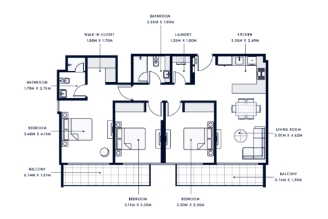 Διαμέρισμα σε Al Furjan, Dubai, ΗΑΕ 1 δωμάτιο, 32 τ.μ. Αρ. 732687 - φωτογραφία 8