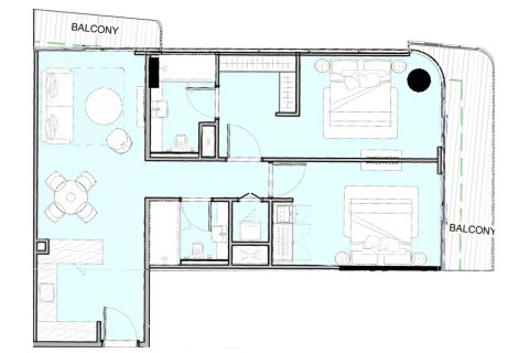 Lakás itt: Jumeirah Village Circle, Dubai, EAE, 1 szoba, azonosító: 732688 - fénykép 3
