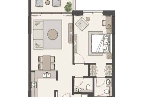 Apartmán v Dubai, SAE 1 spálňa, 86 m2 č. 704675 - Fotografia 8