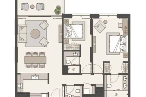 Apartmán v Dubai, SAE 1 spálňa, 86 m2 č. 704675 - Fotografia 9