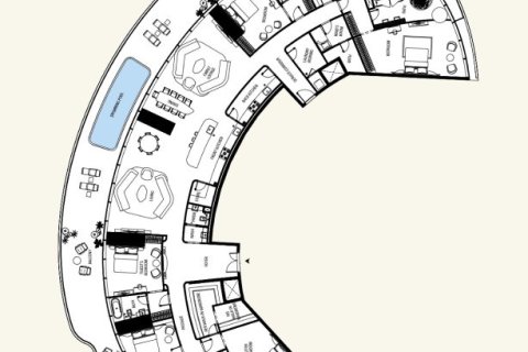 阿联酋 Dubai Downtown Dubai (Downtown Burj Dubai) 待售 : 2 卧, 171 平方米 , 编号704677 - 照片 12