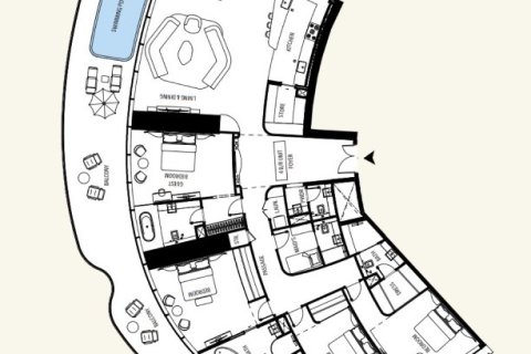 阿联酋 Dubai Downtown Dubai (Downtown Burj Dubai) 待售 : 2 卧, 171 平方米 , 编号704677 - 照片 11