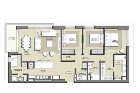 Apartmen di Dubai Hills Estate, Dubai, UAE 3 bilik tidur, 146.87964300 meter persegi № 754625 - foto 7