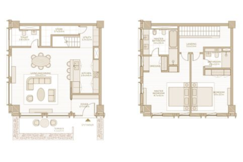 Apartament në Dubai, Emiratet e Bashkuara Arabe 1 dhomë gjumi, 78 m2. № 704492 - Foto 15