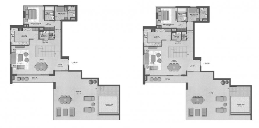 Byt v Distrikt v City of Arabia, Dubai, SAE 3 ložnice, 329.99 m² Č.: 617452