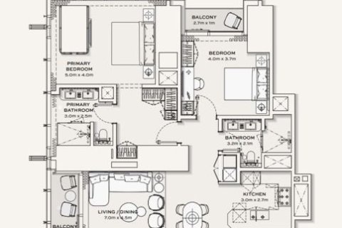 Al Satwa, Dubai, BAE’de satılık daire 1 yatak odası, 90 m&sup2; No 704475 - fotoğraf 21