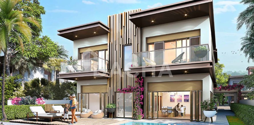 阿联酋 Dubai Damac Lagoons 联排别墅  4 卧, 212 平方米 , 编号 706474