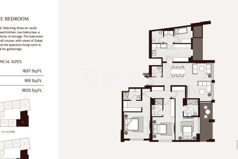 Wohnung zum Verkauf in Jumeirah Village Circle, Dubai, VAE 3 Schlafzimmer, 168 m2 Nr. 689634 - Foto 26