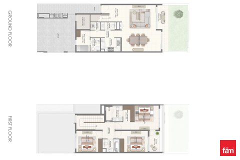 Shtëpi në qytet në Dubai, Emiratet e Bashkuara Arabe 3 dhoma gjumi, 180 m2. № 645739 - Foto 11