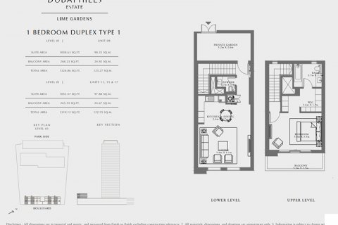 Byt v Dubai Hills Estate, Dubai, SAE 1 ložnice, 150.13124800 m² Č.: 595490 - fotografie 11