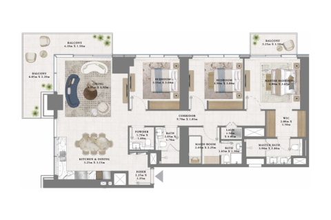 Apartment in Dubai Creek Harbour (The Lagoons), UAE 1 bedroom, 70 sq.m. № 690209 - photo 6