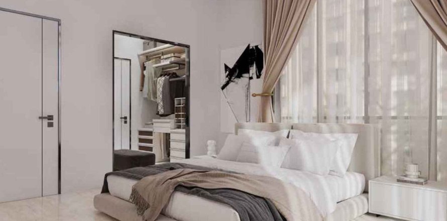 Huoneisto AUM 99 Dubai Residence Complex, Dubai, Arabiemiraatit 1 makuuhuone, 76 m2 № 694586