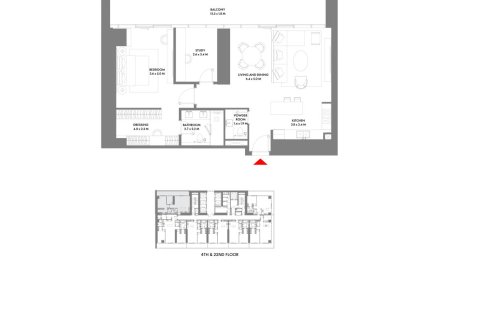 Lakás itt: Dubai Harbour, EAE, 1 hálószoba, 100 m², azonosító: 704646 - fénykép 9
