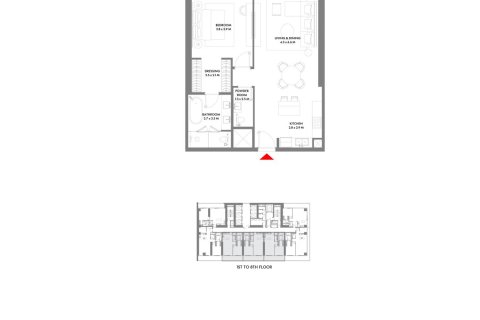 Lakás itt: Dubai Harbour, EAE, 1 hálószoba, 100 m², azonosító: 704646 - fénykép 8