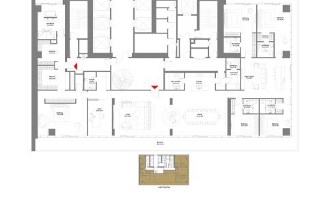 Lakás itt: Dubai Harbour, EAE, 1 hálószoba, 100 m², azonosító: 704646 - fénykép 17