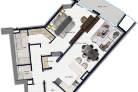 Apartman u Xenia Residence u gradu Jumeirah Village Circle, Dubai, UAE 1 soba, 61 m2 Br. 728576 - Slika 18