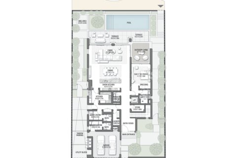 Vilă de închiriat în Palm Jebel Ali, Dubai, EAU 5 dormitoare, 703.22925850 mp.  №652916 - poză 12