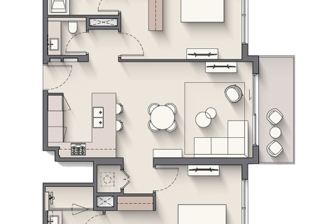 Apartman u gradu Dubai South (Dubai World Central), UAE 1 soba, 41 m2 Br. 689721 - Slika 9