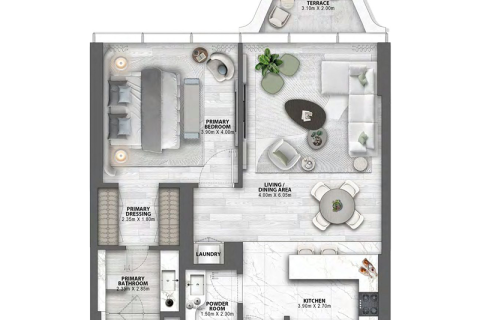 Apartman u gradu Palm Jumeirah, Dubai, UAE 1 spavaća soba, 79 m2 Br. 689716 - Slika 9