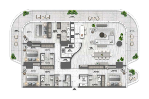 Apartman u gradu Palm Jumeirah, Dubai, UAE 1 spavaća soba, 79 m2 Br. 689716 - Slika 12