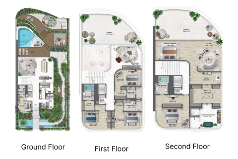 Apartman u gradu Palm Jumeirah, Dubai, UAE 1 spavaća soba, 79 m2 Br. 689716 - Slika 15
