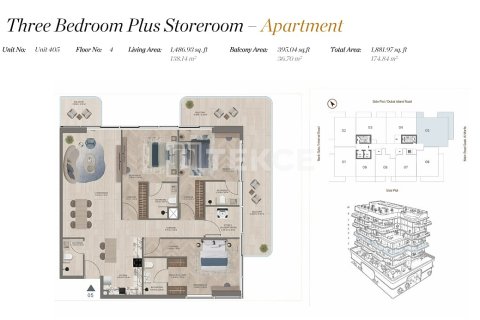 Apartmen di Dubai, UAE 3 bilik tidur, 175 meter persegi № 703131 - foto 18
