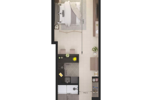 Wohnung zum Verkauf in Jumeirah Village Circle, Dubai, VAE 1 Zimmer, 43 m2 Nr. 732704 - Foto 5