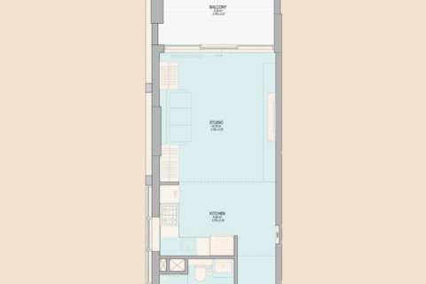 Appartamento in vendita a Dubai, EAU 1 camera, 42 mq. № 732708 - foto 1