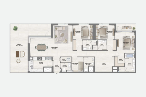 Apartment til salg i Dubai South (Dubai World Central), Dubai, UAE 1 soveværelse, 78 kvm № 732707 - foto 6