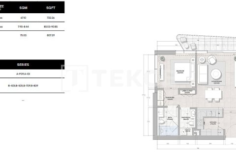 Διαμέρισμα σε Ras Al Khaimah, ΗΑΕ 2 υπνοδωμάτια, 115 τ.μ. Αρ. 722866 - φωτογραφία 18