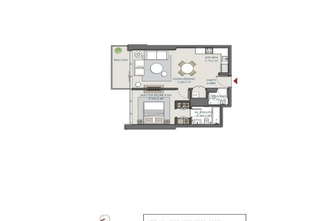 Apartament në Al Kifaf, Dubai, Emiratet e Bashkuara Arabe 1 dhomë gjumi, 66.8 m2. № 631839 - Foto 10