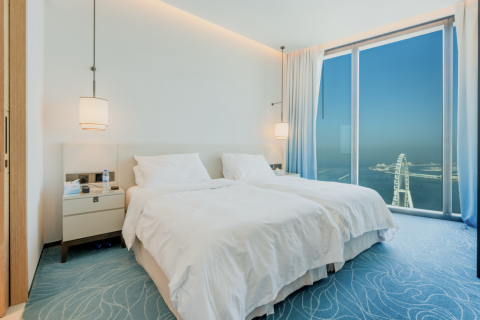 Huoneisto Jumeirah Beach Residence, Dubai, Arabiemiraatit 2 makuuhuonetta, 107.58 m2 № 748903 - kuva 14