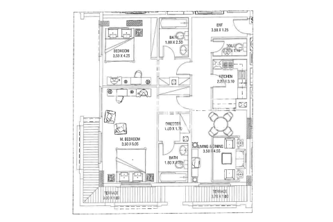 Byt v Jumeirah Village Circle, Dubai, SAE 2 ložnice, 115.35951316 m² Č.: 705033 - fotografie 14