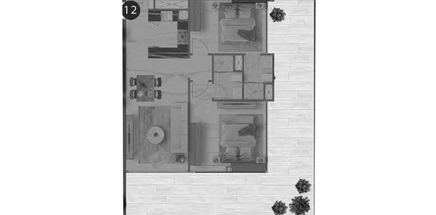 Apartman u Franck Muller Yachting u gradu Maritime City, Dubai, UAE 2 spavaće sobe, 136 m2 Br. 646074
