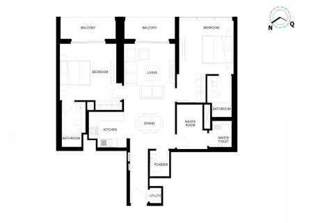 Appartamento in vendita a Dubai, EAU 2 camere da letto, 119.3 mq. № 693071 - foto 11