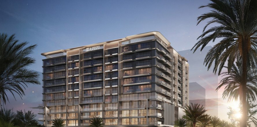 Leilighet i Downtown Jebel Ali, Dubai, Emiratene 1 rom, 30.72 kvm nr. 752619