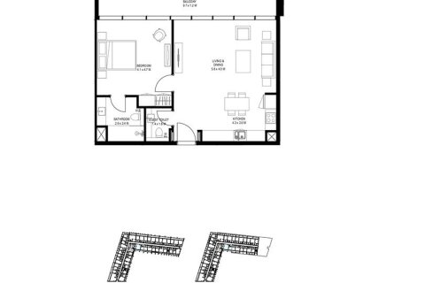 Пәтер Aljada, Шарджа, БАӘ-да 1 жатын бөлме, 67 м² № 704610 - фото 6